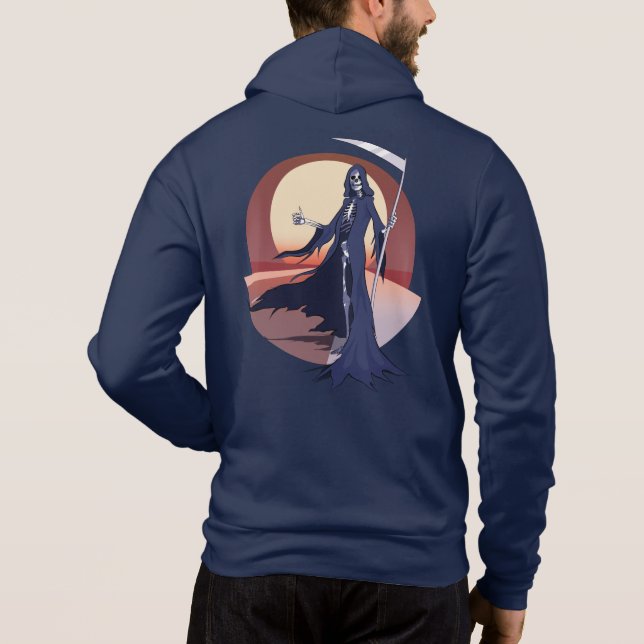 Grim Reaper Road Trip | Hitchhiker Hoodie (Back)
