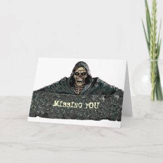 Grim Reaper Rolls Out the Death Scroll by Valpyra Card