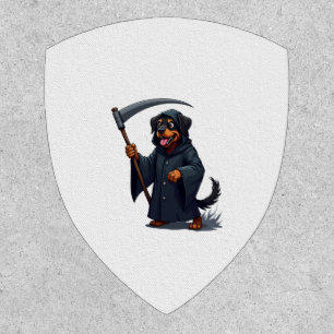 Grim Reaper Rottweiler Dog Patch