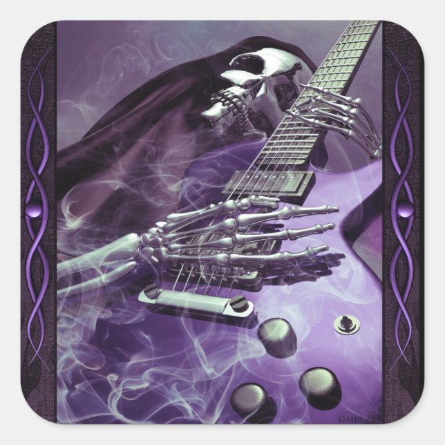 Grim Reaper’s Guitar Sticker (Front)