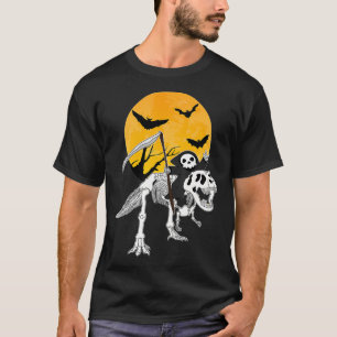 Grim Reaper Scythe riding Skeleton TRe Paranormal T-Shirt