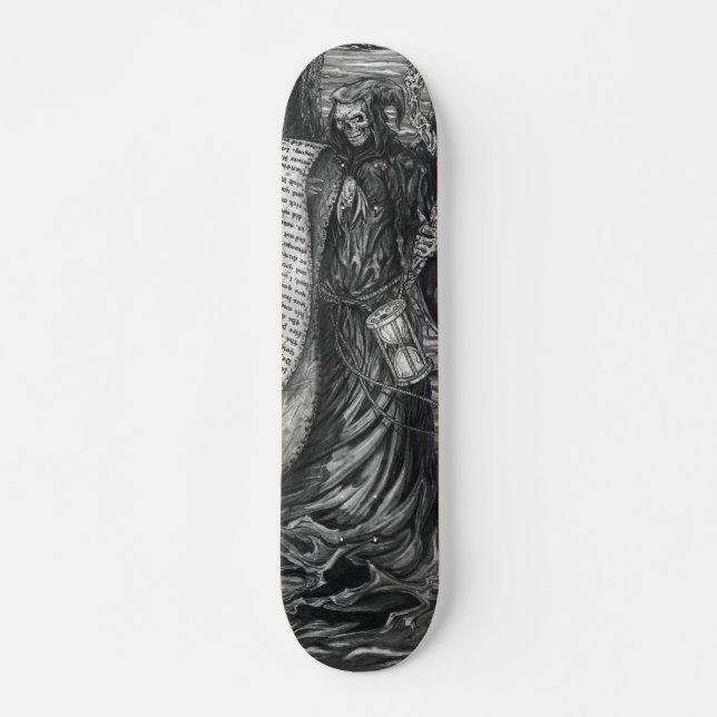 Grim Reaper Shateboard - When the Man Comes Aroun Skateboard (Front)