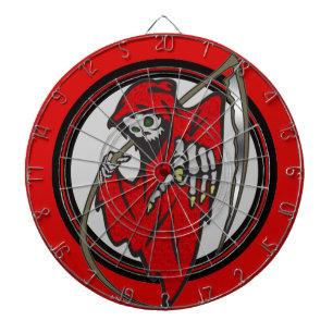 Grim Reaper Skull Dartboard