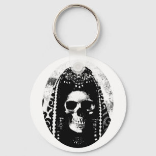 Grim Reaper Skull Design Keychain