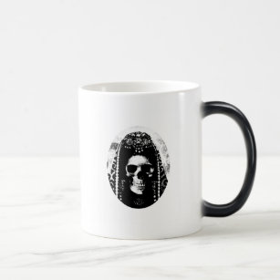 Grim Reaper Skull Design Magic Mug