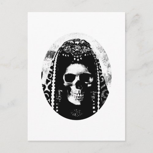 Grim Reaper Skull Design Postcard