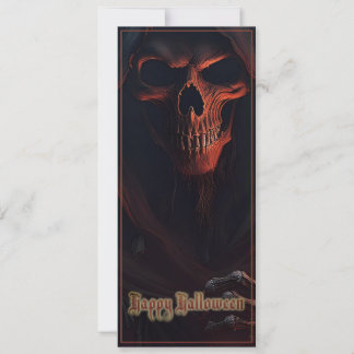 Grim Reaper Skull Halloween Spooky Art