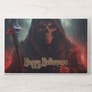 Grim Reaper Skull Halloween Spooky Art HP Laptop Skin