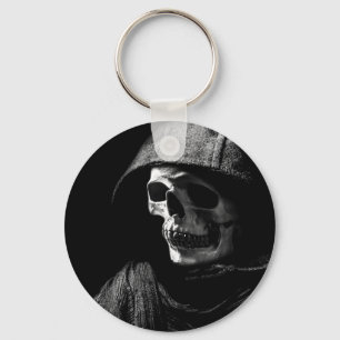 Grim Reaper Skull Keychain