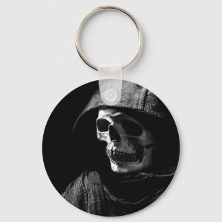Grim Reaper Skull Keychain