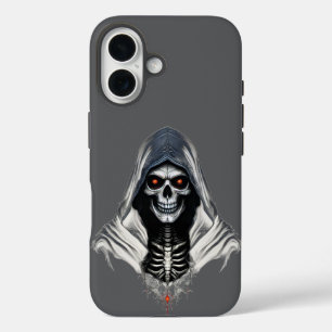 Grim Reaper Skull Tough Phone Case for iPhone 16