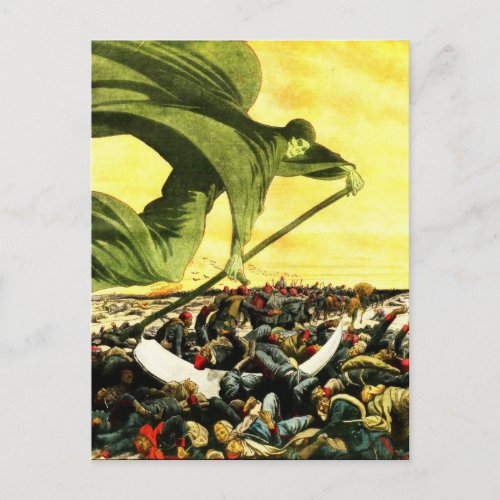 Grim Reaper Sky postcard