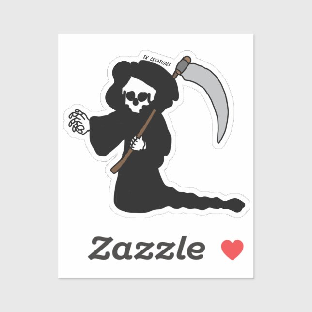 Grim Reaper Sticker (Sheet)