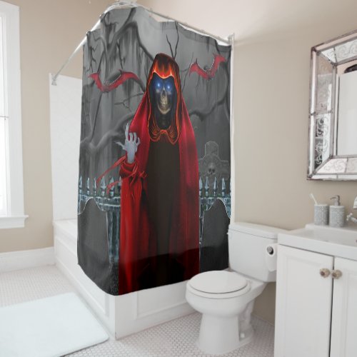 GRIM REAPER SUMMONS YOU SHOWER CURTAIN