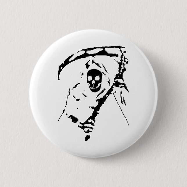 Grim Reaper T-Shirts and Gifts! Pinback Button (Front)