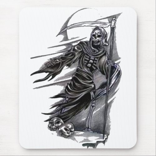 Grim Reaper Taking Souls Mouse Pad
