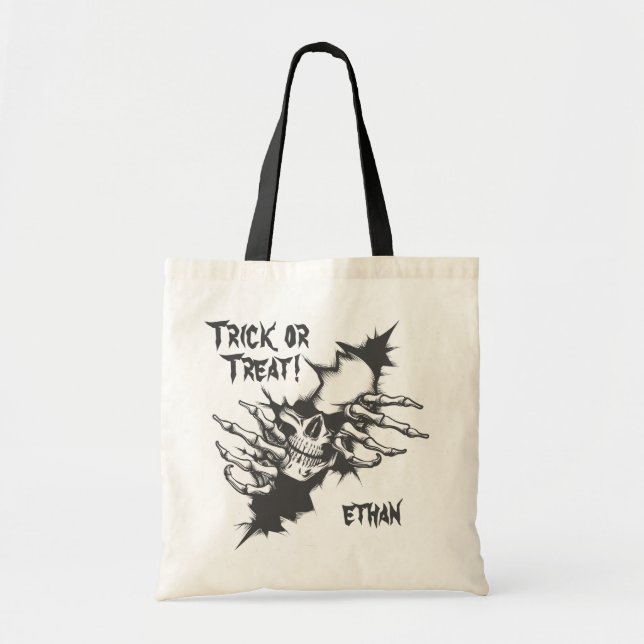 Grim Reaper Trick or Treat Bag (Front)
