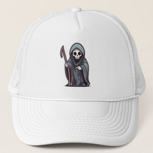 Grim Reaper Trucker Hat