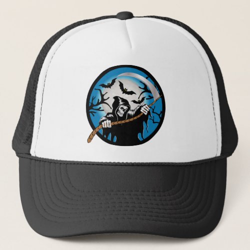 Grim Reaper Trucker Hat