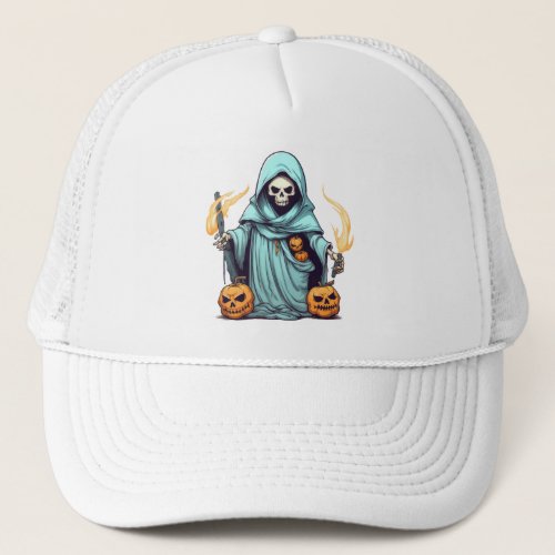 Grim Reaper Trucker Hat