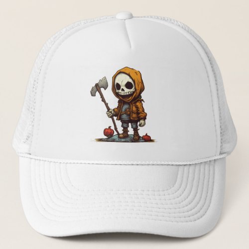 Grim Reaper Trucker Hat