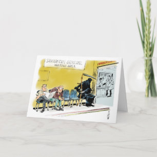 Grim Reaper Waiting Room get well card