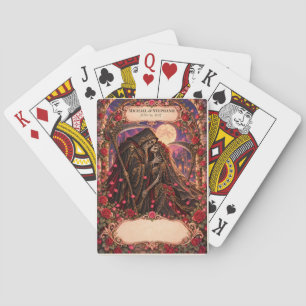 Grim Reaper Wedding Guest Book Signing Deck Poker Cards