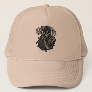 Trending Cap Gift For Her Human Cap American Cap Skull Flower Rent Classic Cap Breathable Cap Custom Classic Cap, Personalized Cap