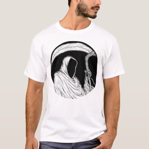 Grim Reaper With Scythe T_Shirt