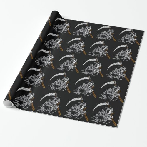 Grim Reaper Wrapping Paper