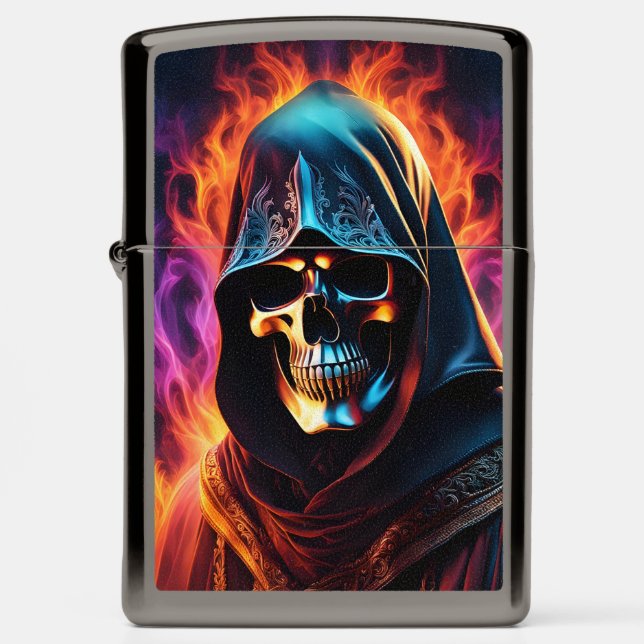 Grim Reaper Zippo Lighter (Front)