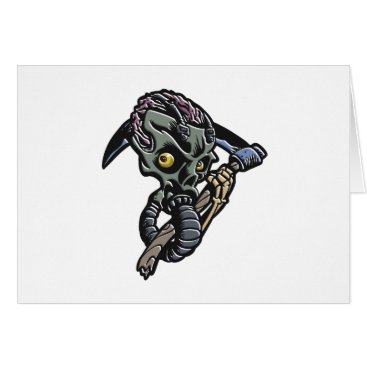Grim reaper zombie with gas mask Grim reaper zombie with gas mask