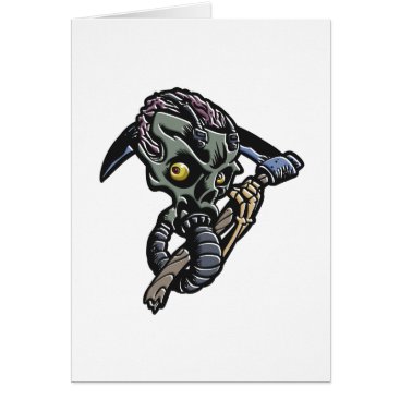 Grim reaper zombie with gas mask Grim reaper zombie with gas mask