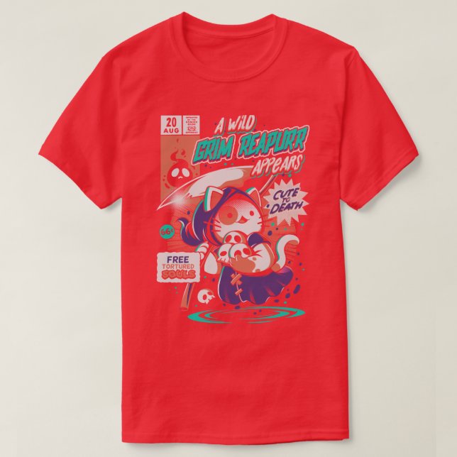 Grim Reapurr  T-Shirt (Design Front)