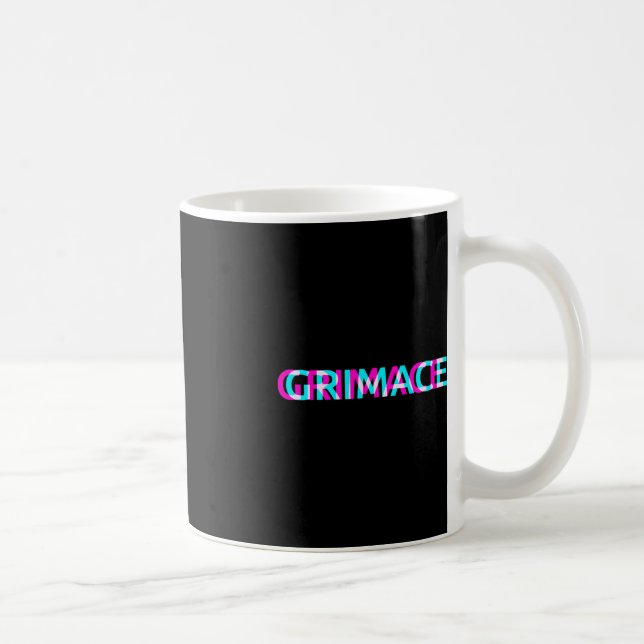 Grimace Edgy Aesthetic Grunge Emo Pastel Goth Hall Coffee Mug (Right)