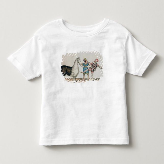 Grimaldi and the Alpaca, in the Popular Pantomime Toddler T-shirt (Front)