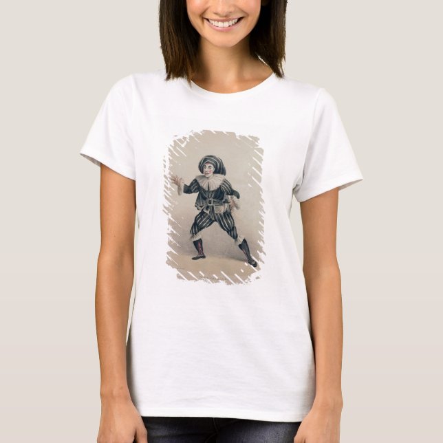 Grimaldi as Scaramouche, from the Commedia dell'Ar T-Shirt (Front)