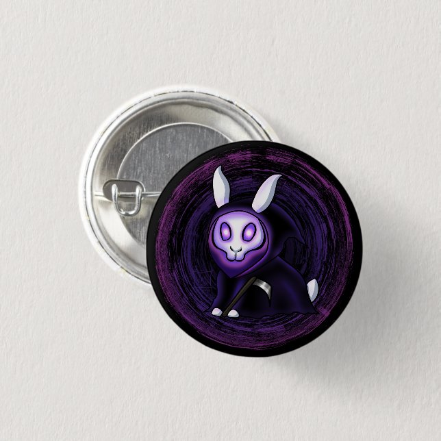 Grimbun Button (Front & Back)