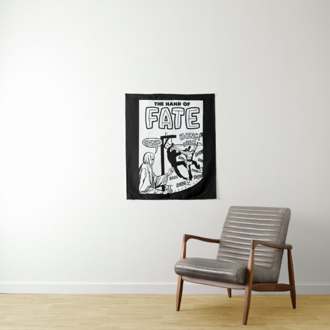 Grimm Reaper Man Holding Back time Comics art Tapestry (In Situ)