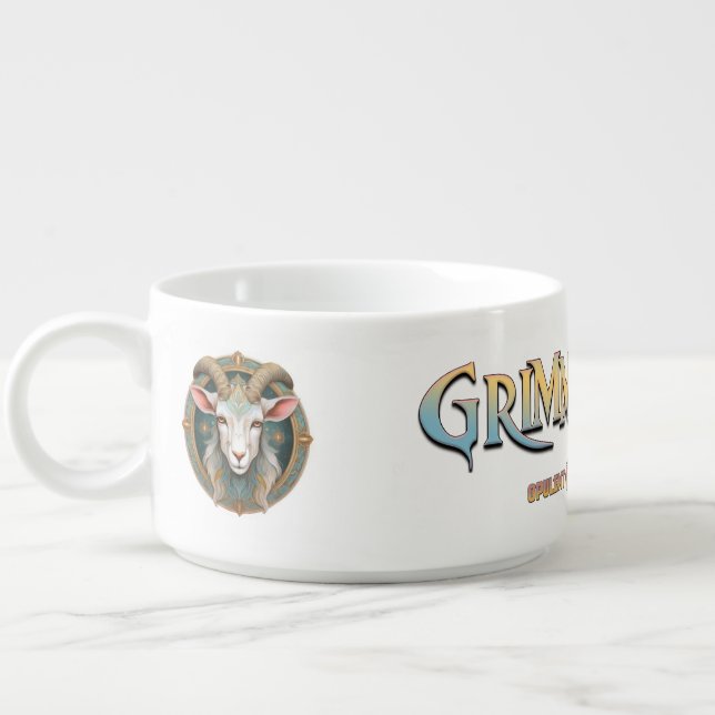 Grimmloch Goat Emblem Fantasy RPG Bowl (Right)