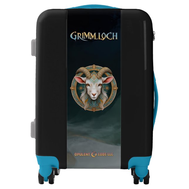 Grimmloch Goat Emblem Fantasy RPG Luggage (Front)