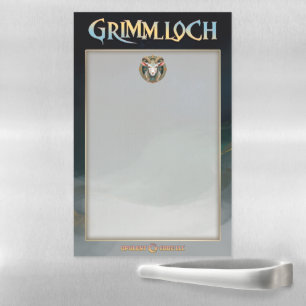 Grimmloch Goat Emblem Fantasy RPG Magnetic Dry Erase Sheet