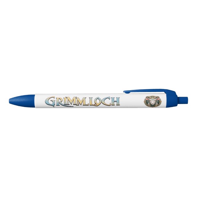 Grimmloch Goat Emblem Fantasy RPG Pen (Top)