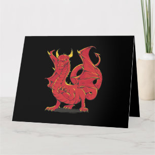 Grimmy Red Dragon Chinese Chinese Red Card