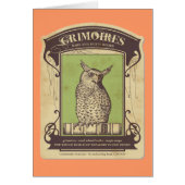 Grimoires Owl Greeting Card (Front)