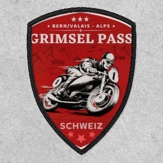  Grimsel Pass swiss–alps motorcycle tour Patch