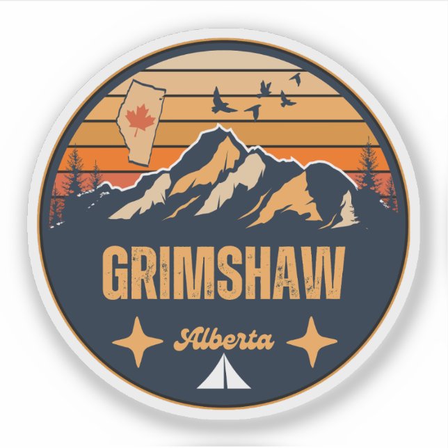 Grimshaw, Alberta Sticker (Front)