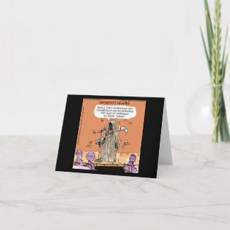 Grimshot Reaper Grim Reaper Standup Comic Funny Card