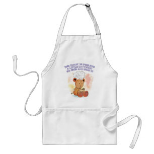 grin and bear-cook adult apron