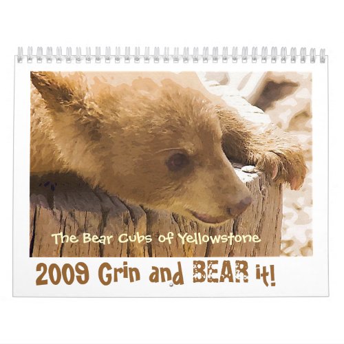 Grin and Bear it _ Customized Calendar